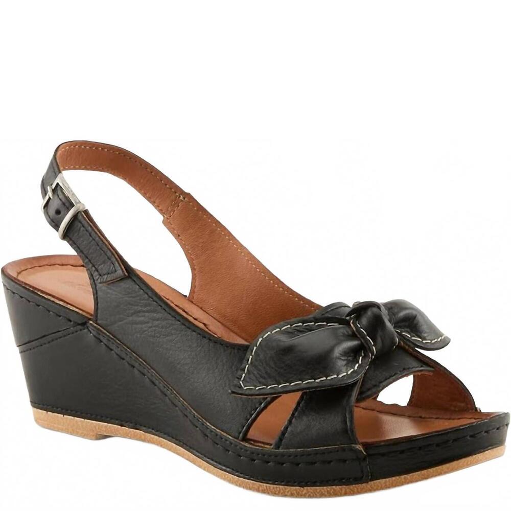 NEW SPRING STEP SHOES women's chassidy sandals in black